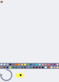 Coloring game and drawing game every colors.