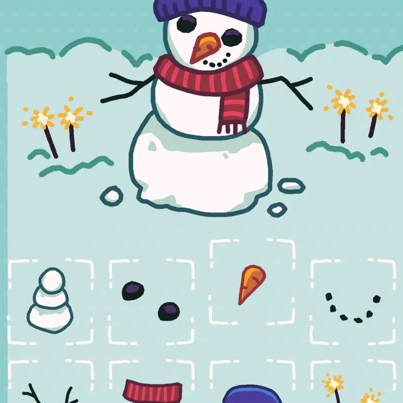 Make your snowy man guy X3 by @honey_jar