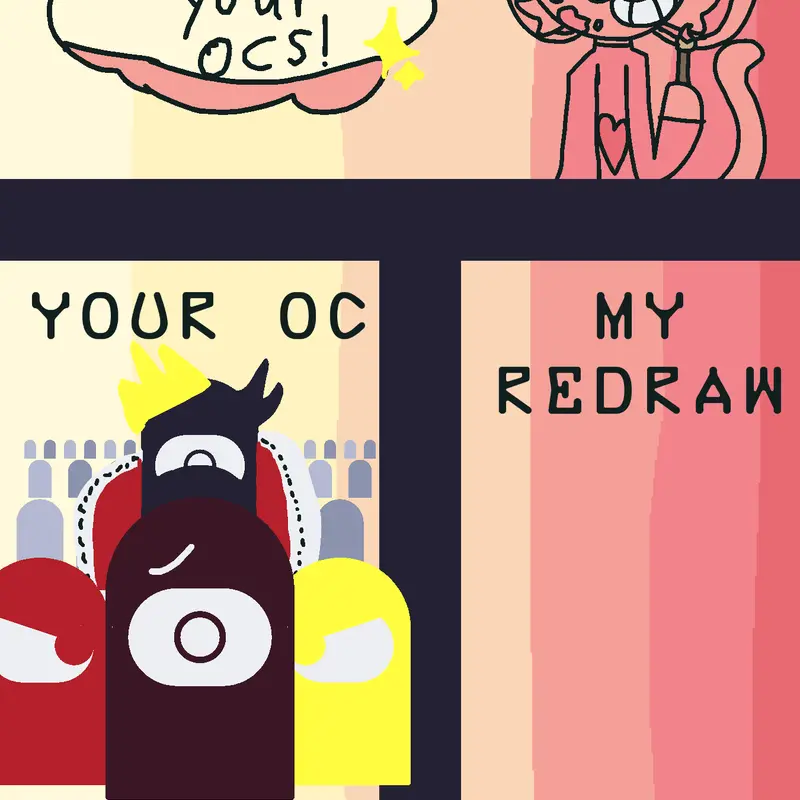 REDRAWING YOUR OCS! by @AbelardoVargas