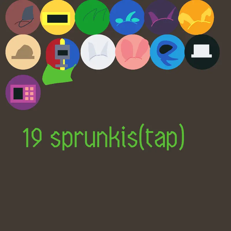 19 sprunkis by @MAYLON67