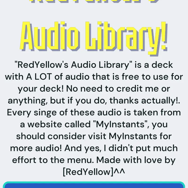 RedYellow's Audio Library by @RedYellow