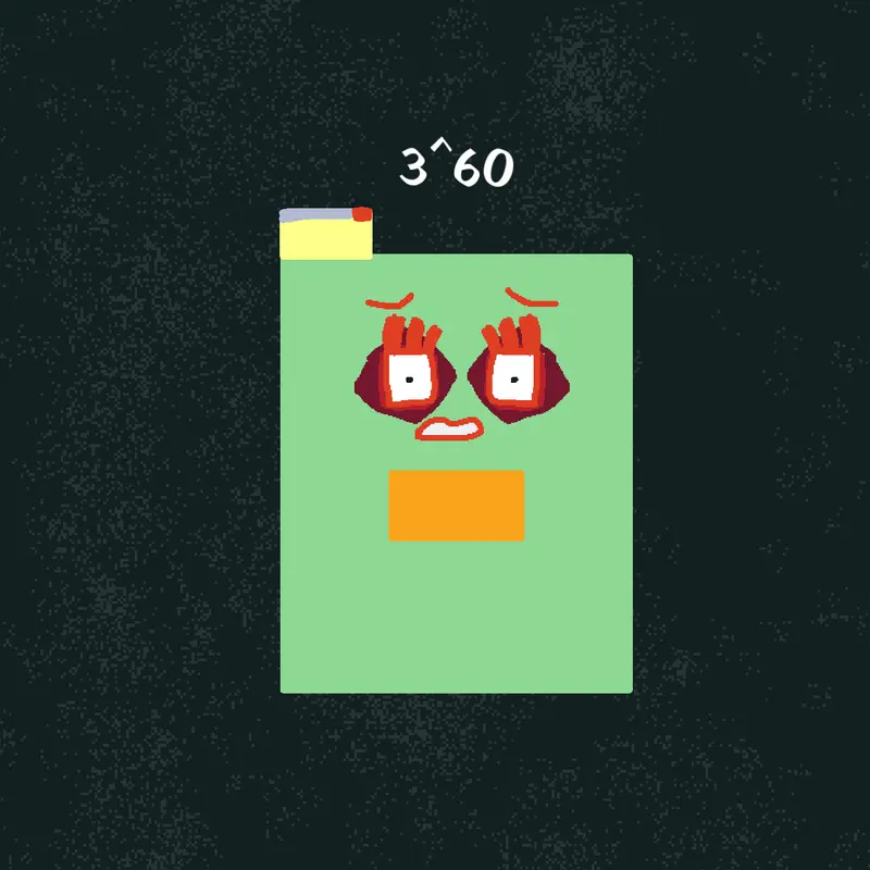 3^60 by @asherjamespop
