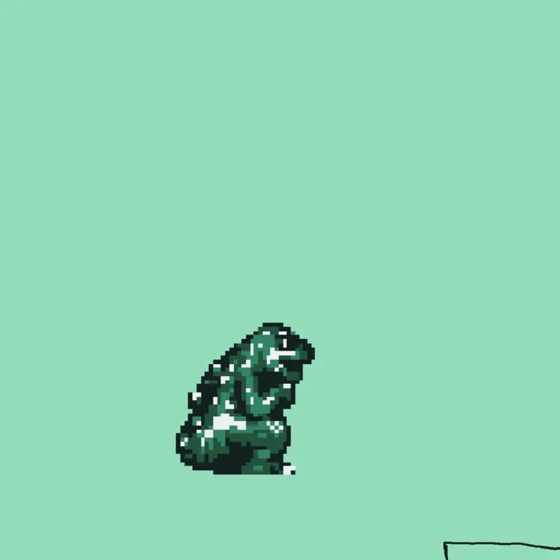 Godzilla test chibi chaval by @Remix_studios