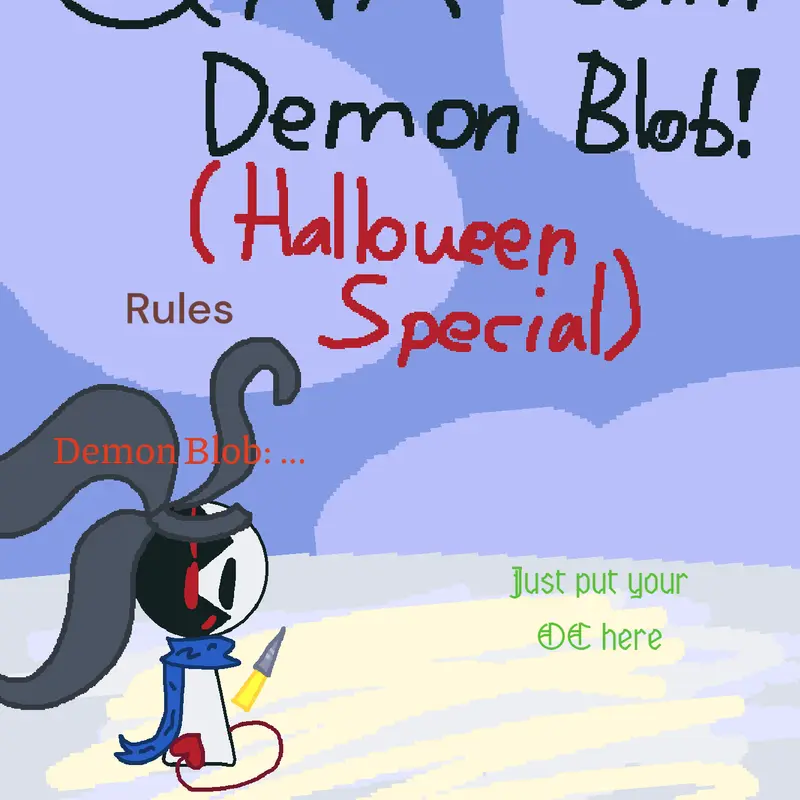QNA with Demon Blob! by @harharcau_cb