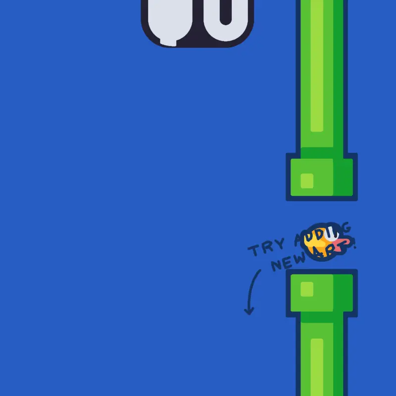 Just a flappy bird deck I didn’t change! by @mohammadkhader2020