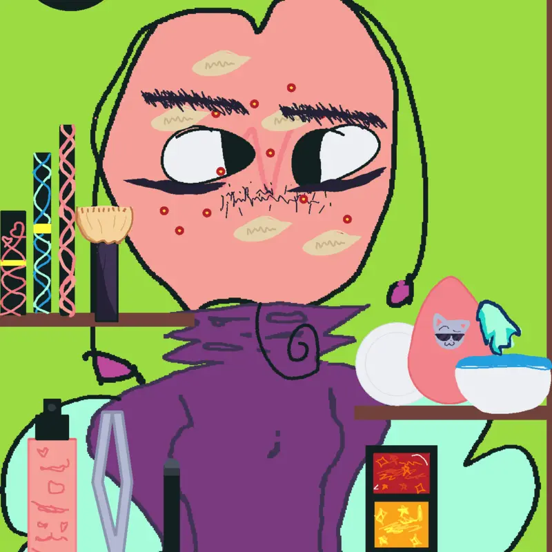The mouth is on the bottom thank you by @676767000000