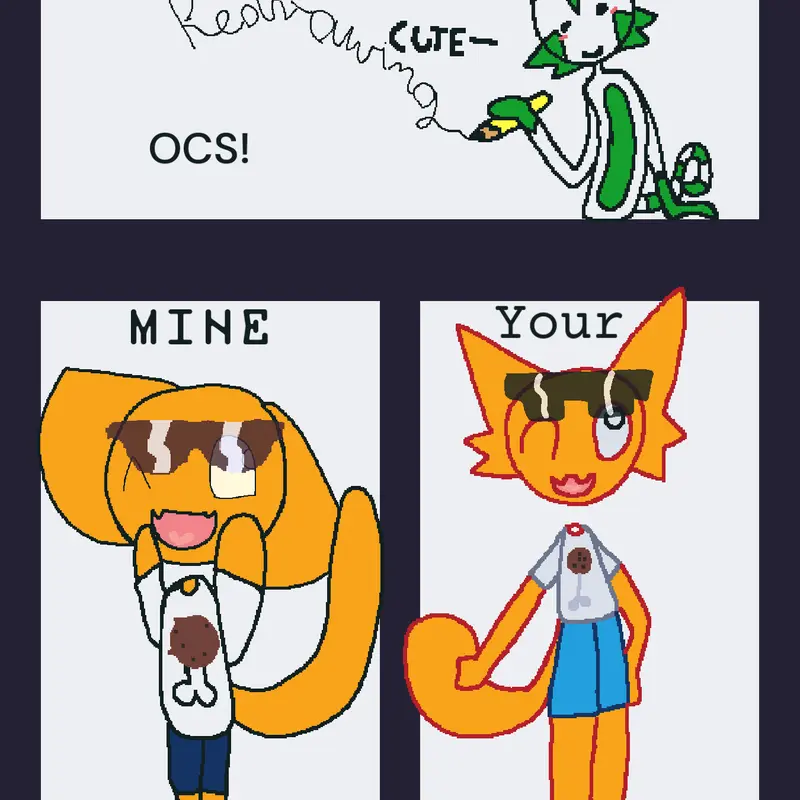 Redraw ocs! by @3editcer_a