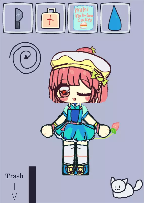 Rainbow ragdol!(credits to stoopy_ cloud by @ur_local_leafy_bug