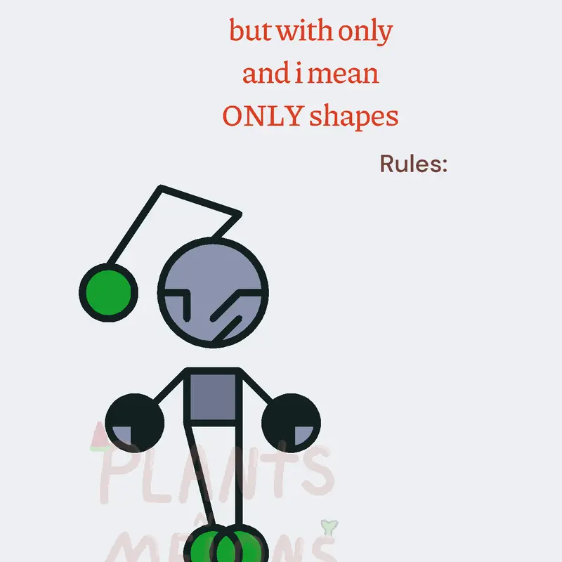 Only shapes remix party! by @Plants_N_Melons