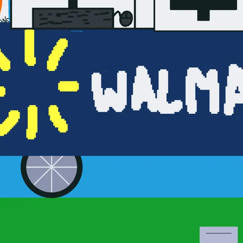 Pamela delivers Walmart items by @Artfaz82015