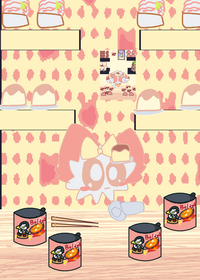Mukbung my cute fluff oc ૮꒰ ྀི >⸝⸝⸝< ྀི꒱ა