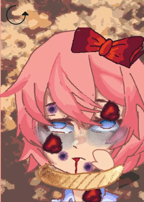 Sayori-chan!!	:) by @Uzaylimeli