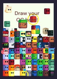 My character is the black one with one...