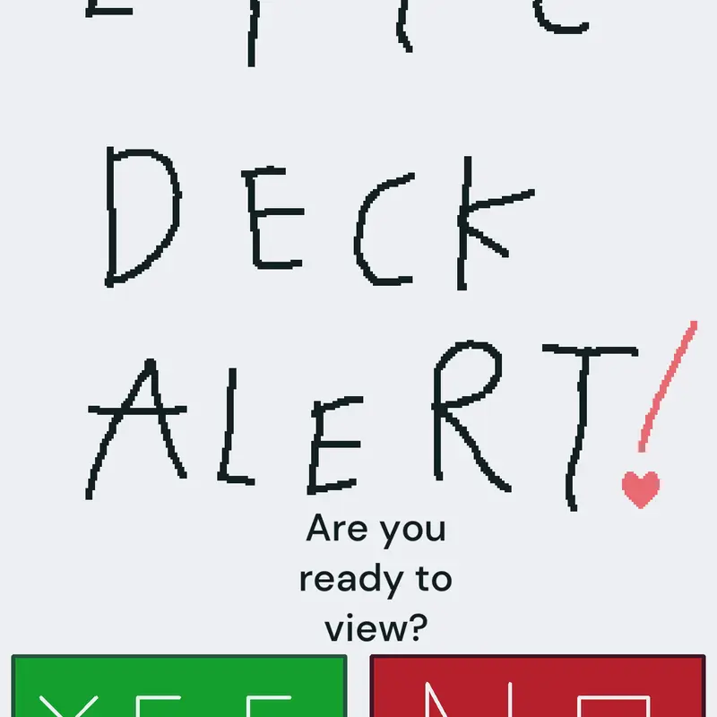 Epic Deck Alert! by @Jupiterdotpwb