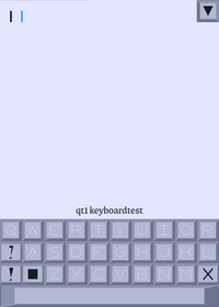 Keyboard test
