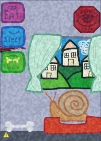 just a weirdcore game about taking care of...