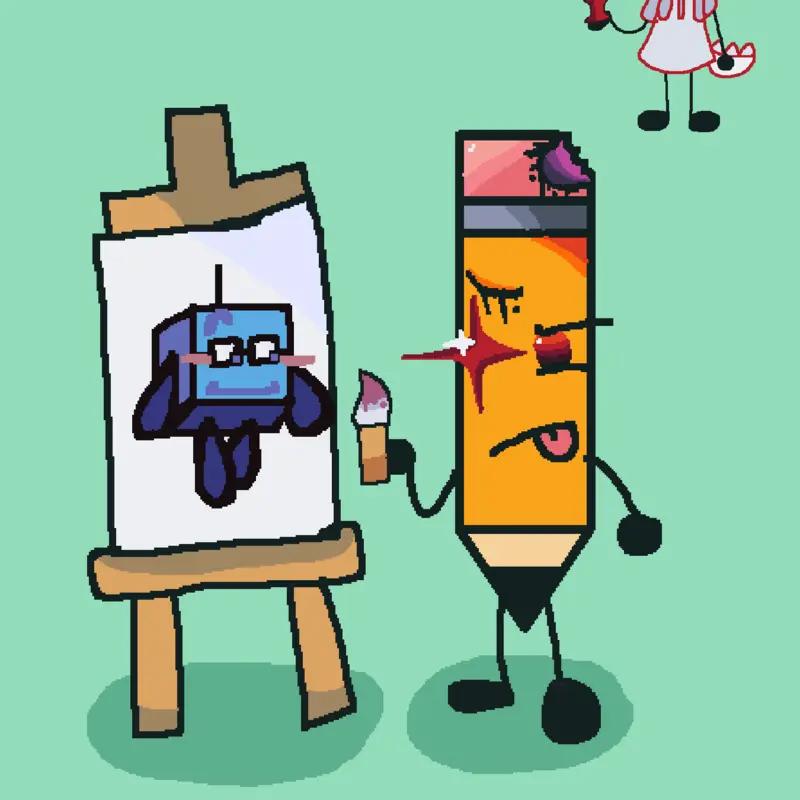 Pencil u can draw 3D? by @bautiblocks