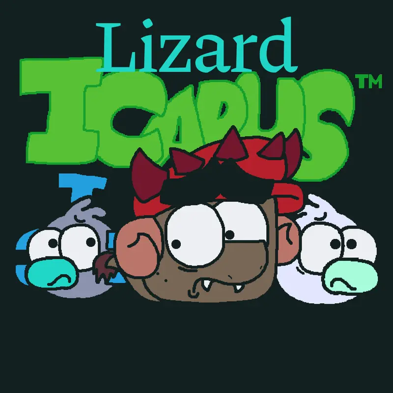 Lizard ícaro by @caro2