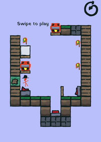 a swipping puzzle