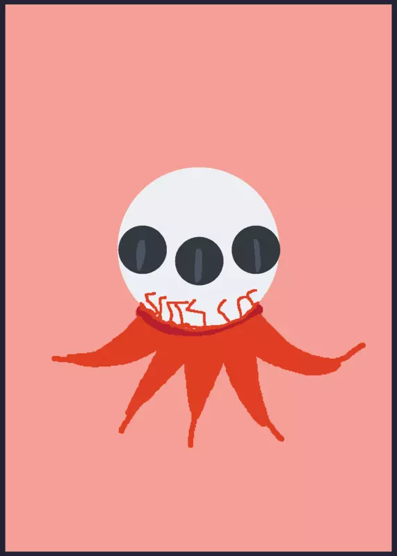 eye octopus by @Ralphlouise21