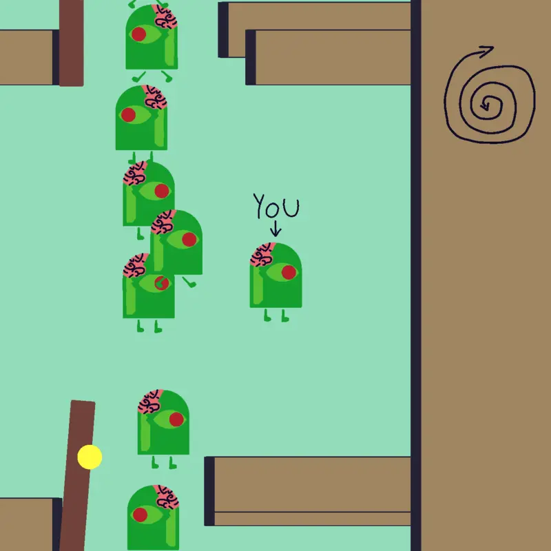 Zombie of the doors by @MarielaJimenes