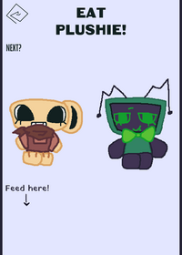 Eat plushie!