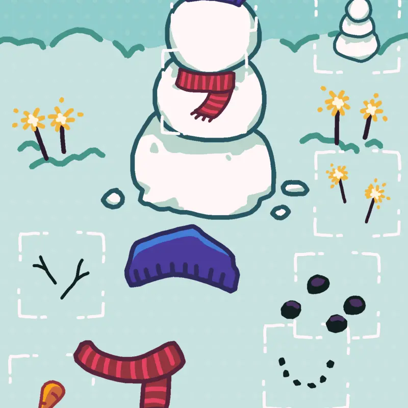Snowmankit by @erin_chen