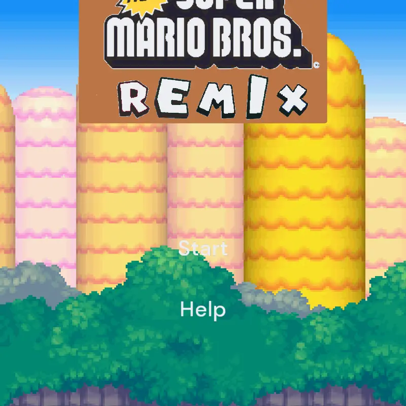 New super Mario bros remix by @olaoaosos