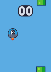 Flappy Character UFO
