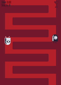 Run Away From Inverted Character