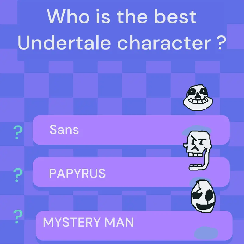 Who is the best undertale character by @CannedDog