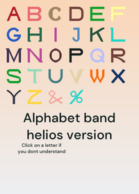 Alphabet band (Helios version)