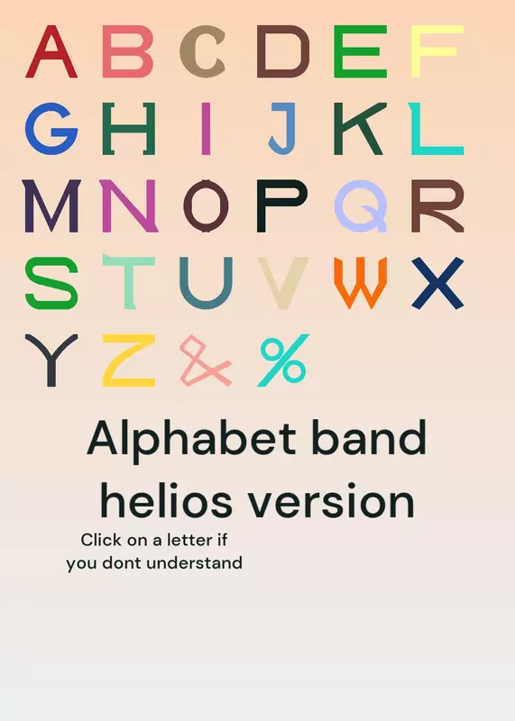 Alphabet band (Helios version) by @helios_fi