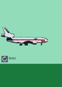 DC 10 hit by the trucks