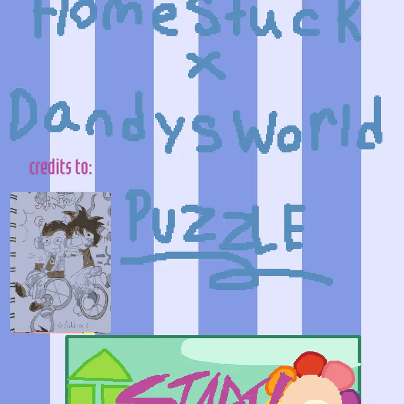 dandy's world x homestuck dress up by @crumby_yumby