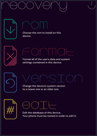 Recovery mode concept -