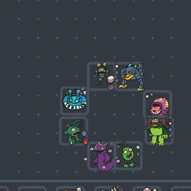 My singing monsters merge by @foxitosbonnie