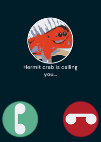 Hermit crab call