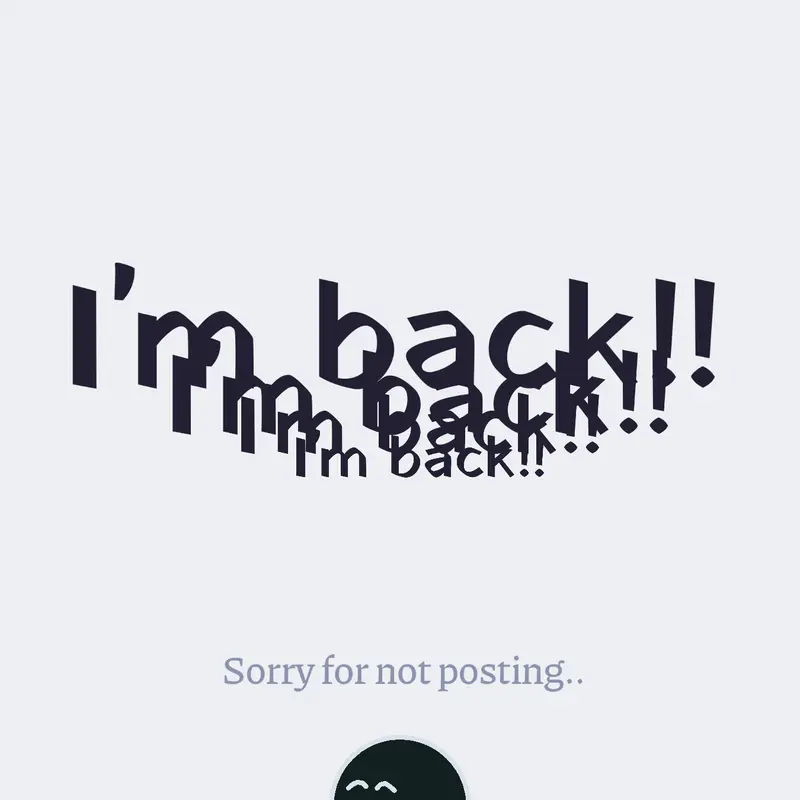I'm Back!! by @EmberOfficial
