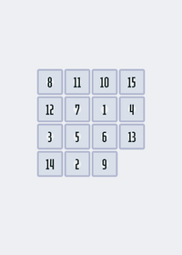 Sliding puzzle