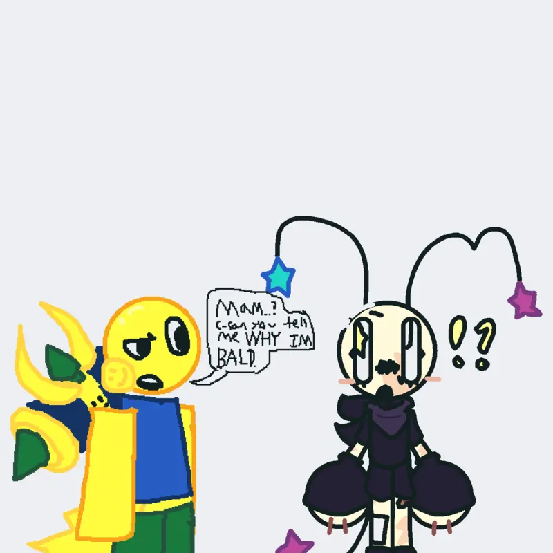 Noobie! (Yes this is my OC) by @theweird1