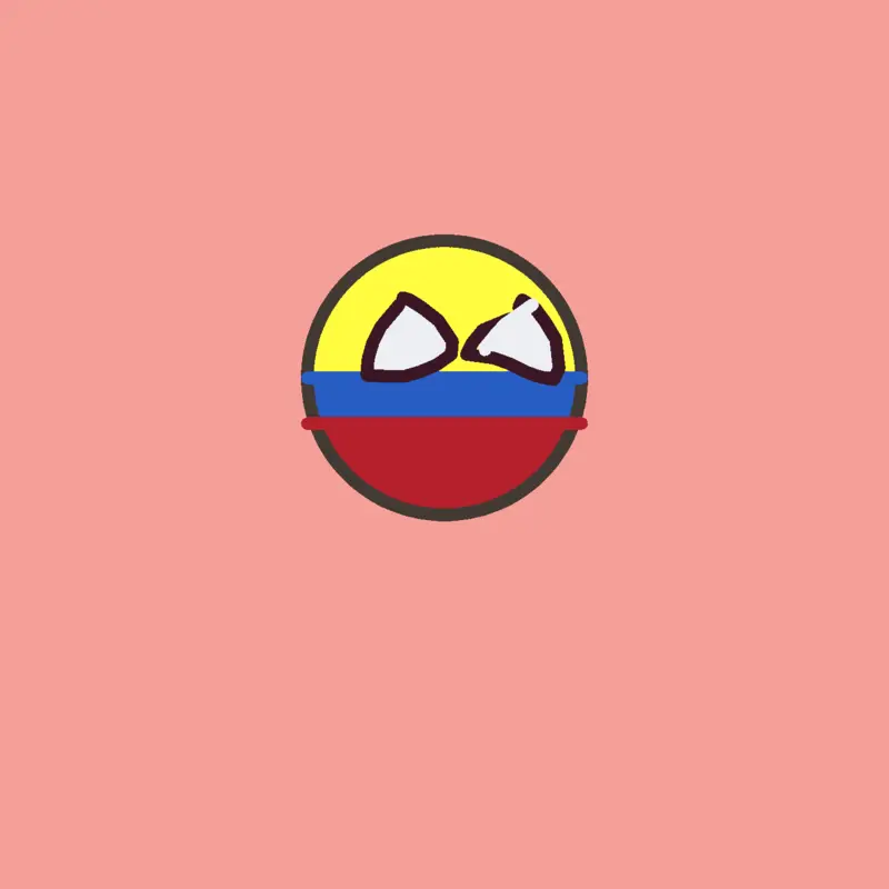 Countryball colombia by @gallinaproplayer