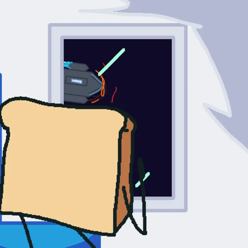 Random (My bfdi/tpot oc)Breadster Lore by @EARTH_earthbean