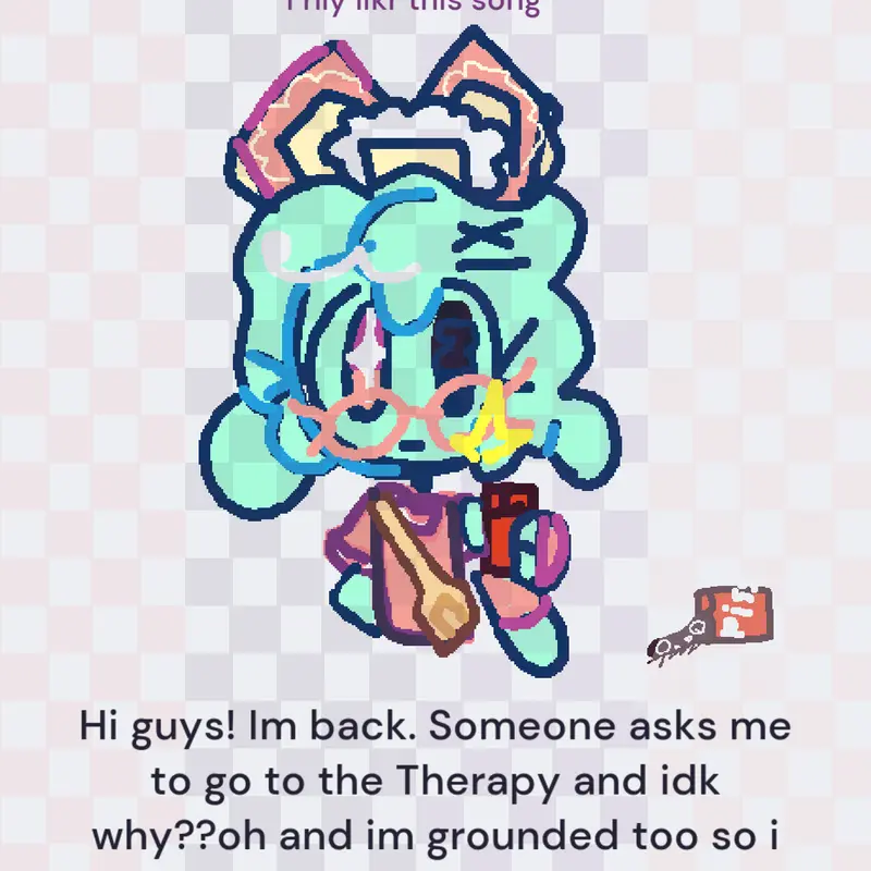 Hi guys I'm back ;- by @bluwshn