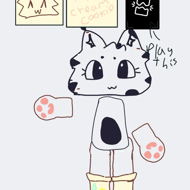 Cream cookie ragdoll by @creamcookie_squshie