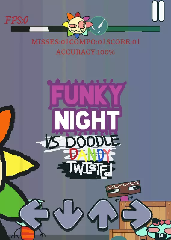 Fnf vs twisted Doodle dandy by @Unknown_47