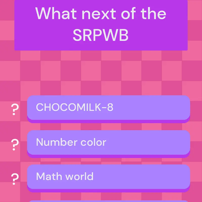SRPWB Vote #1 by @slime_rancher