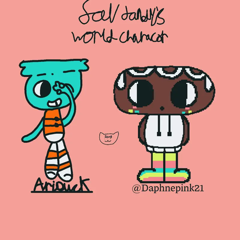 Dandy's world by @Daphnepink