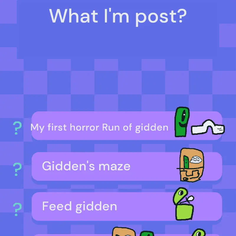 What I'm post? by @gidden