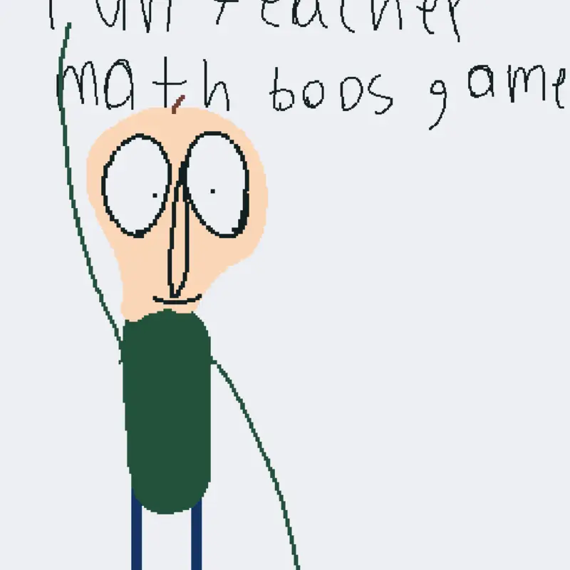 Fun teacher math boos game by @blueA1